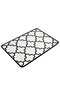 Mijölnir Alfombrilla de Baño Blanca 40 x 60 cm Poliéster Antideslizante Antialérgica